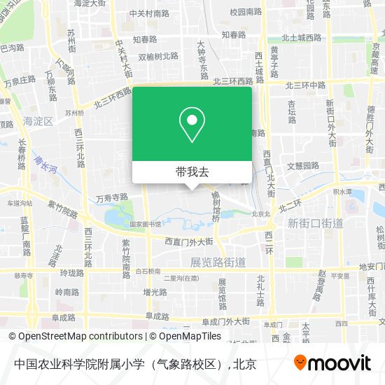 中国农业科学院附属小学（气象路校区）地图