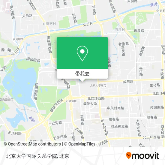 北京大学国际关系学院地图