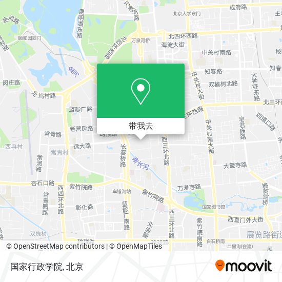 国家行政学院地图