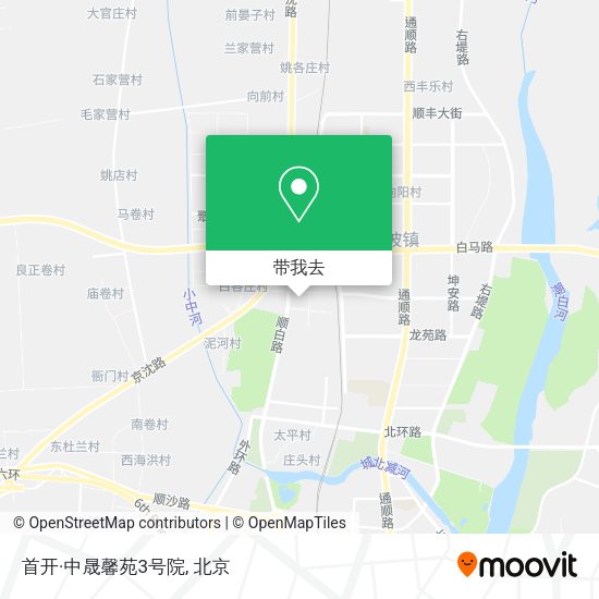 首开·中晟馨苑3号院地图
