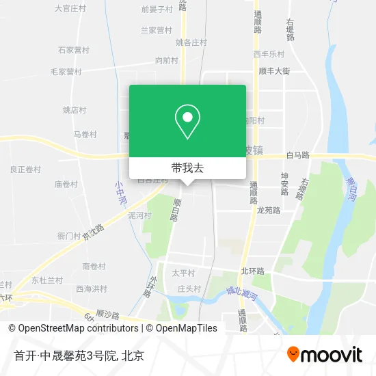 首开·中晟馨苑3号院地图