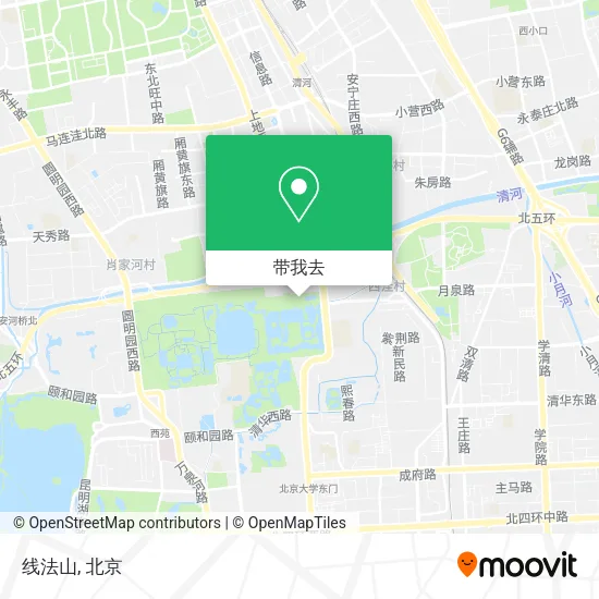 线法山地图