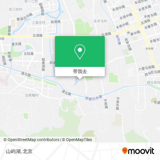 山屿湖地图