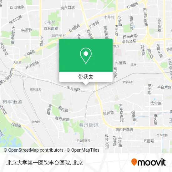 北京大学第一医院丰台医院地图