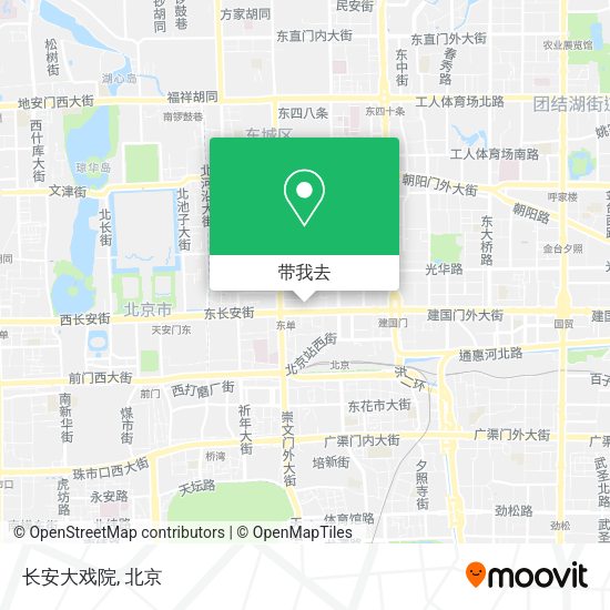 长安大戏院地图