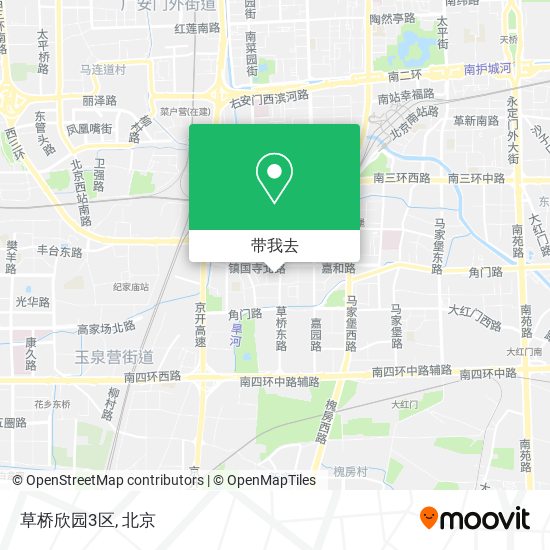 草桥欣园3区地图