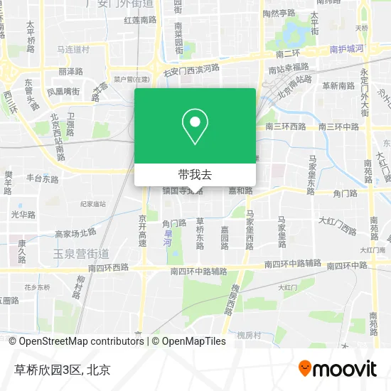 草桥欣园3区地图