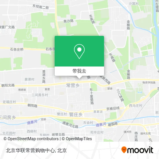 北京华联常营购物中心地图