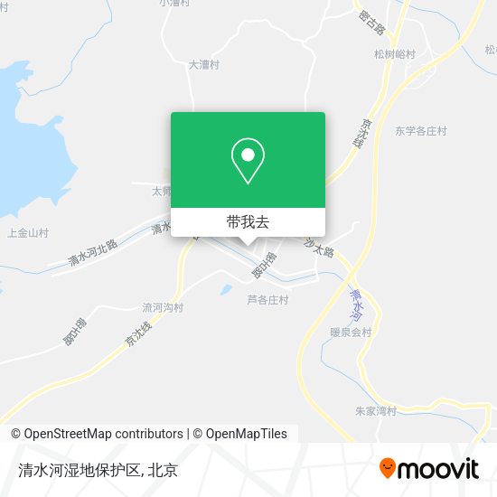 清水河湿地保护区地图