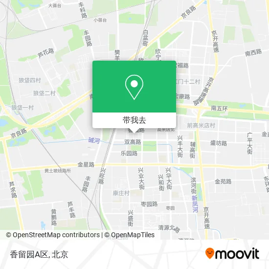香留园A区地图