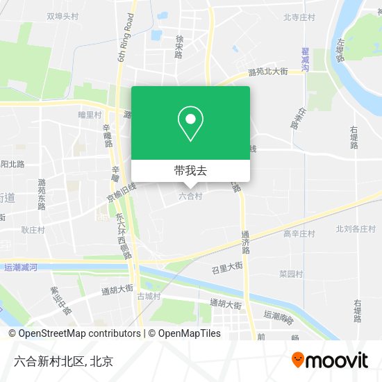 六合新村北区地图