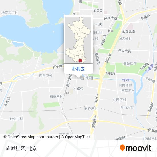 庙城社区地图