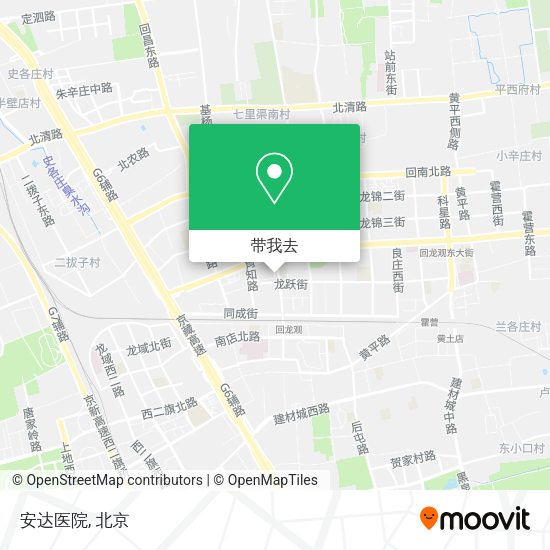 安达医院地图