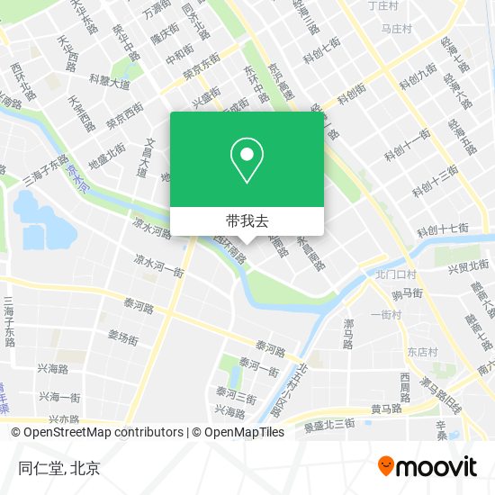 同仁堂地图