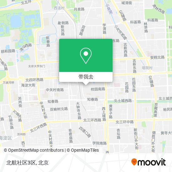 北航社区3区地图
