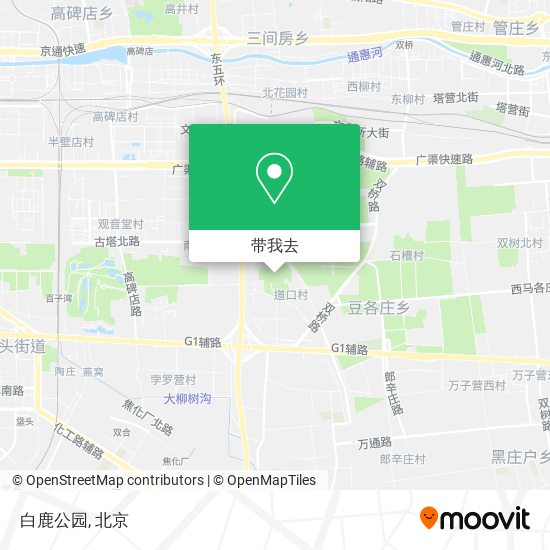 白鹿公园地图
