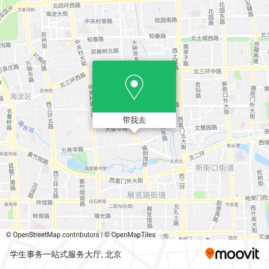 学生事务一站式服务大厅地图