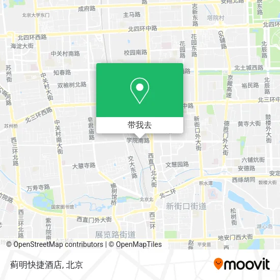 蓟明快捷酒店地图