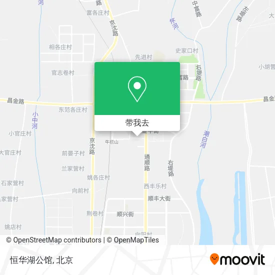 恒华湖公馆地图