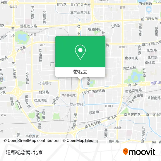 建都纪念阙地图