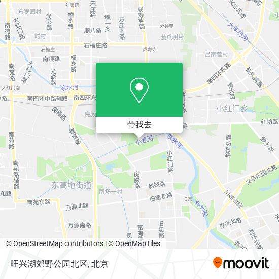 旺兴湖郊野公园北区地图