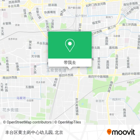 丰台区黄土岗中心幼儿园地图