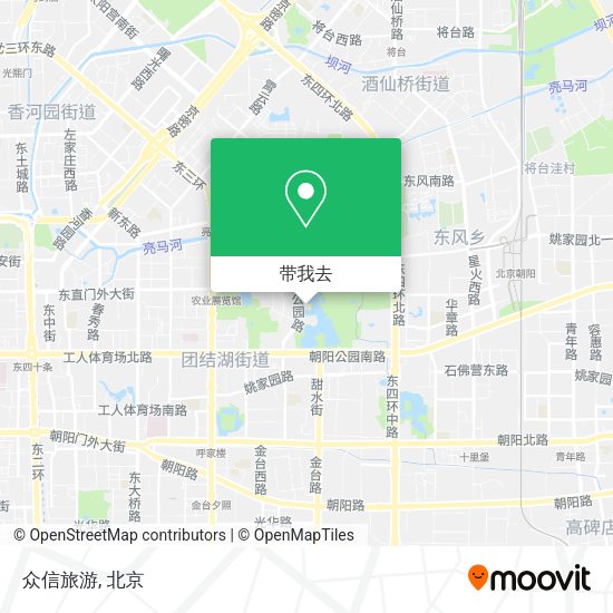 众信旅游地图