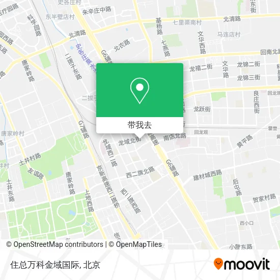 住总万科金域国际地图