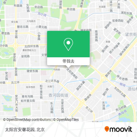 太阳宫安馨花园地图