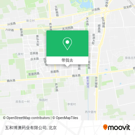 五和博澳药业有限公司地图