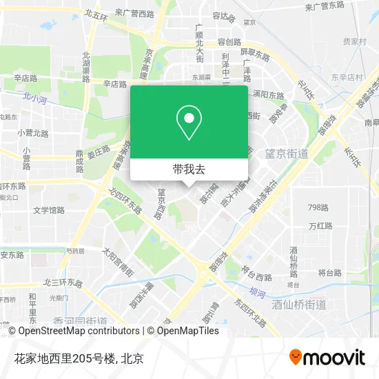 花家地西里205号楼地图