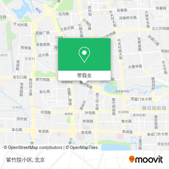 紫竹院小区地图