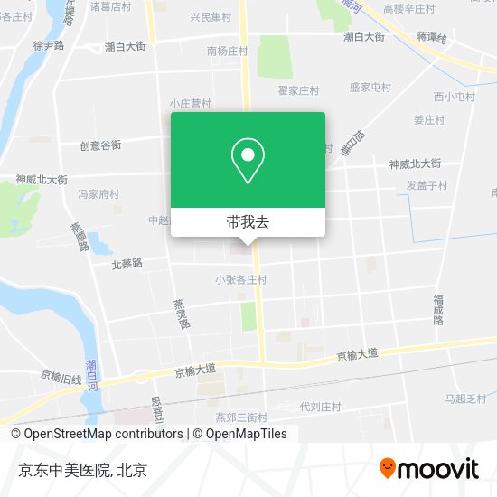 京东中美医院地图