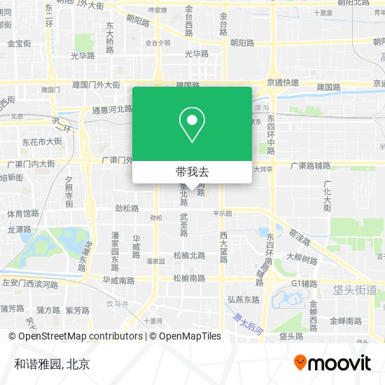和谐雅园地图