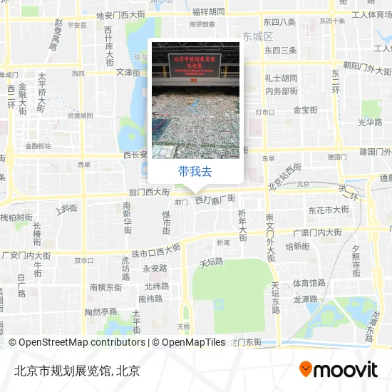 北京市规划展览馆地图