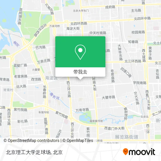 北京理工大学足球场地图