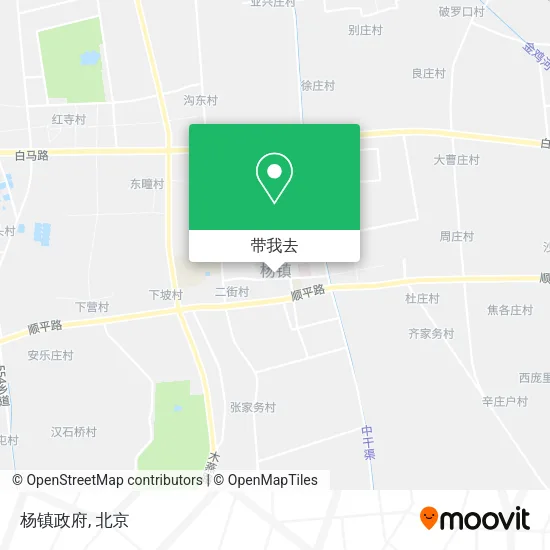 杨镇政府地图