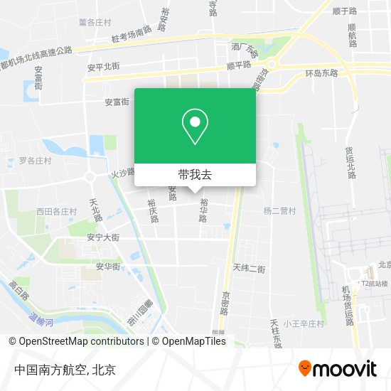 中国南方航空地图