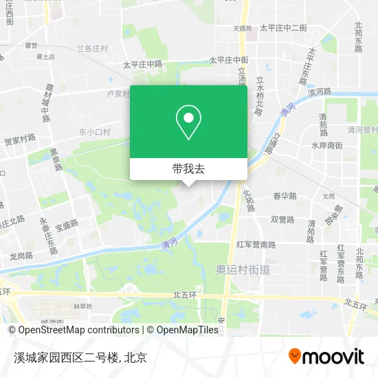 溪城家园西区二号楼地图