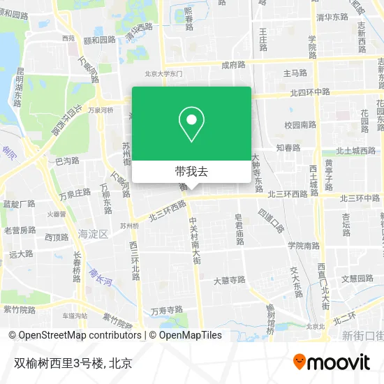 双榆树西里3号楼地图