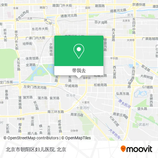 北京市朝阳区妇儿医院地图
