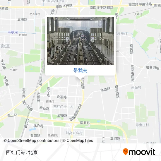 西红门站地图