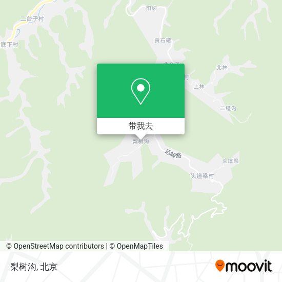 梨树沟地图