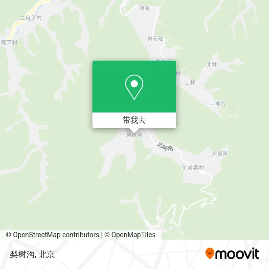 梨树沟地图