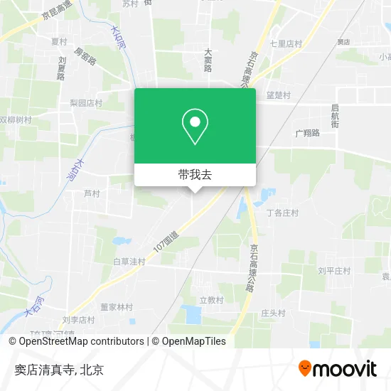 窦店清真寺地图