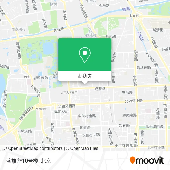 蓝旗营10号楼地图