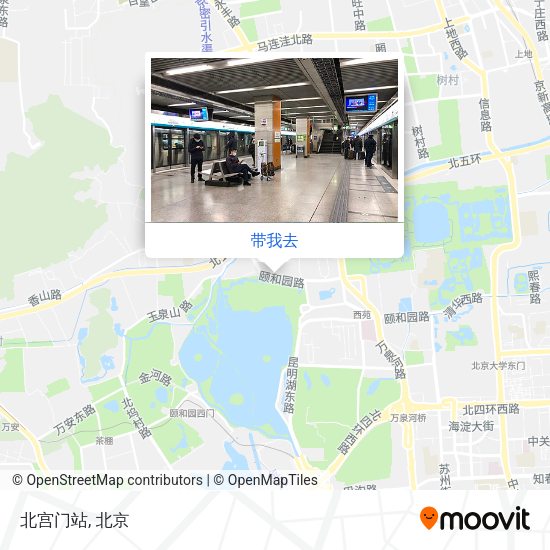 北宫门站地图