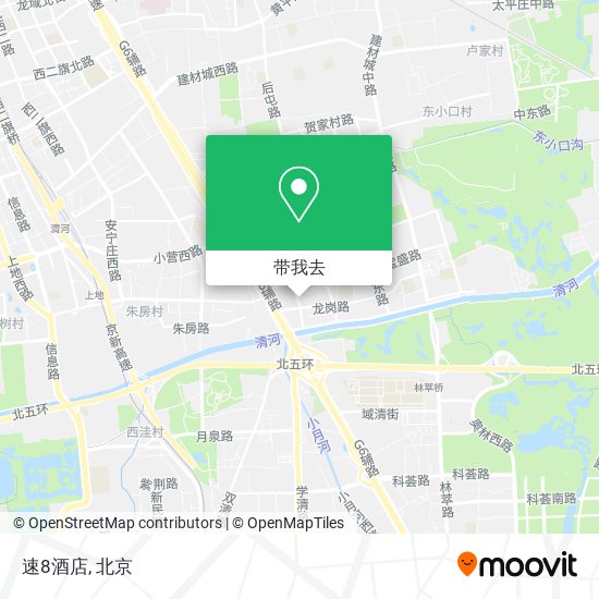 速8酒店地图