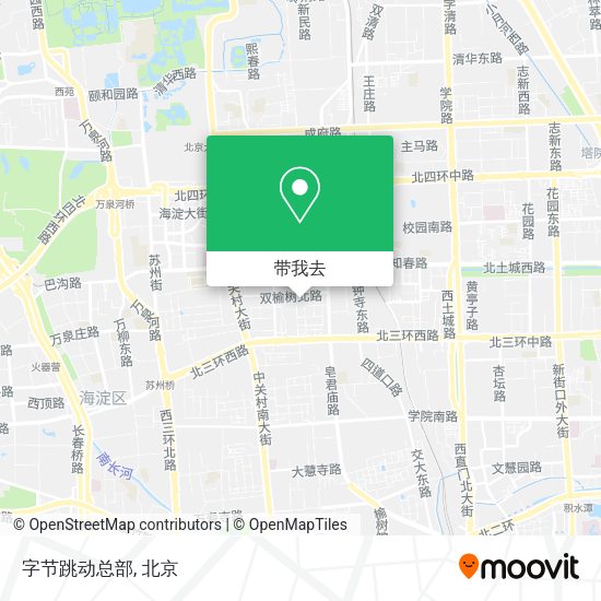 字节跳动总部地图