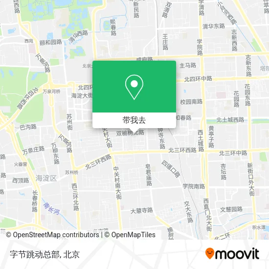 字节跳动总部地图